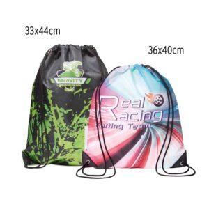 Gymnastikpåse i 210D polyester med PU-hörn