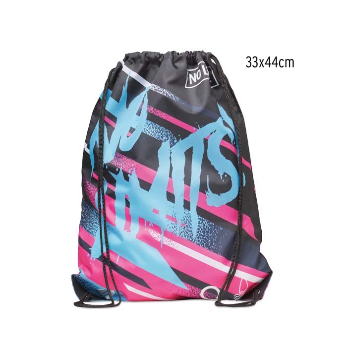 Gymnastikpåse i 210D polyester med PU-hörn