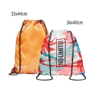 Gymnastikpåse i 210D polyester utan PU-hörn