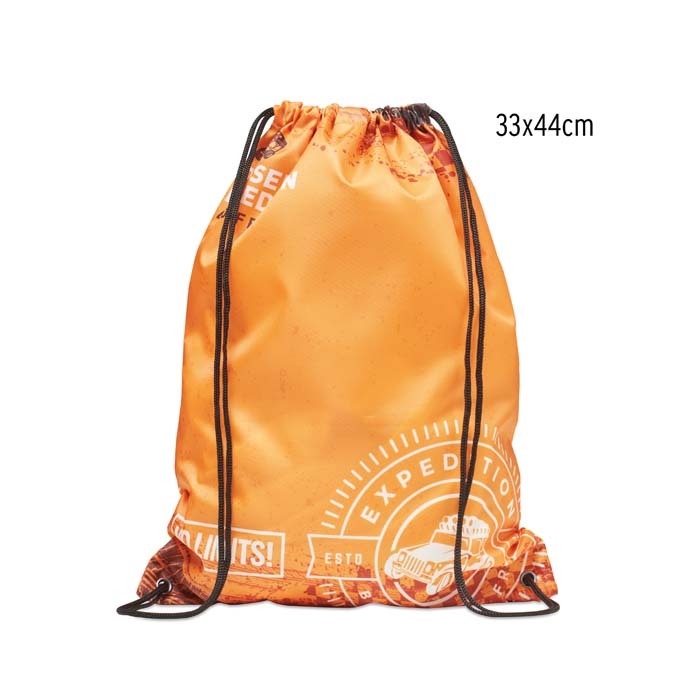 Gymnastikpåse i 210D polyester utan PU-hörn
