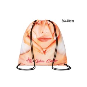 Gymnastikpåse i 210D polyester utan PU-hörn