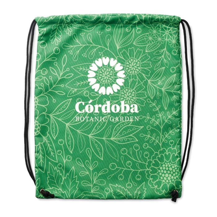 Gymnastikpåse i 220gsm polyester för färgglada motiv