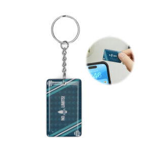 Rektangulär NFC-nyckelring med doming