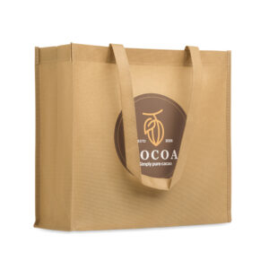 Horisontell shoppingkasse av PP-nonwoven, 80 g/m² (36 x 32 x 12 cm)