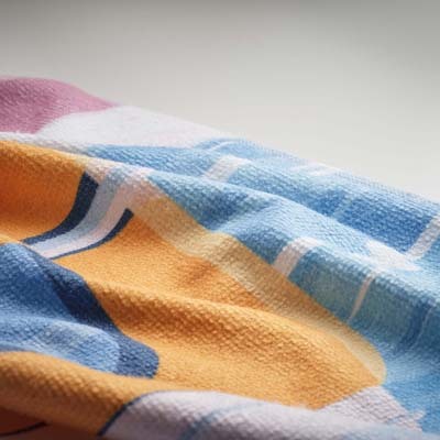 Handduk i polycotton – fullfärgstryck