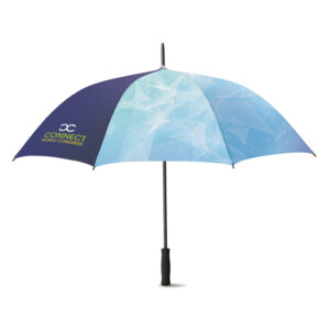 Lätt stormparaply Ø122 cm med automatisk öppning och EVA-handtag