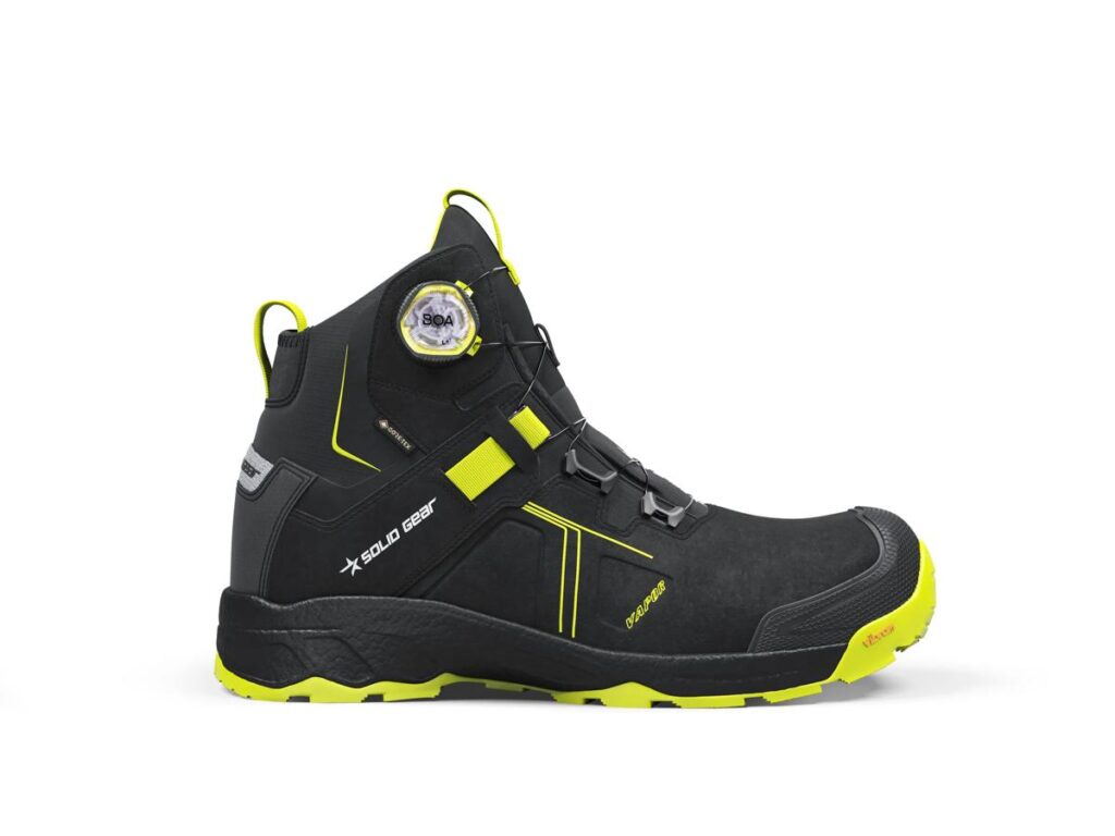 Solid Gear SG80019 Vapor 3 GTX Mid – Svart/Ljusgrön