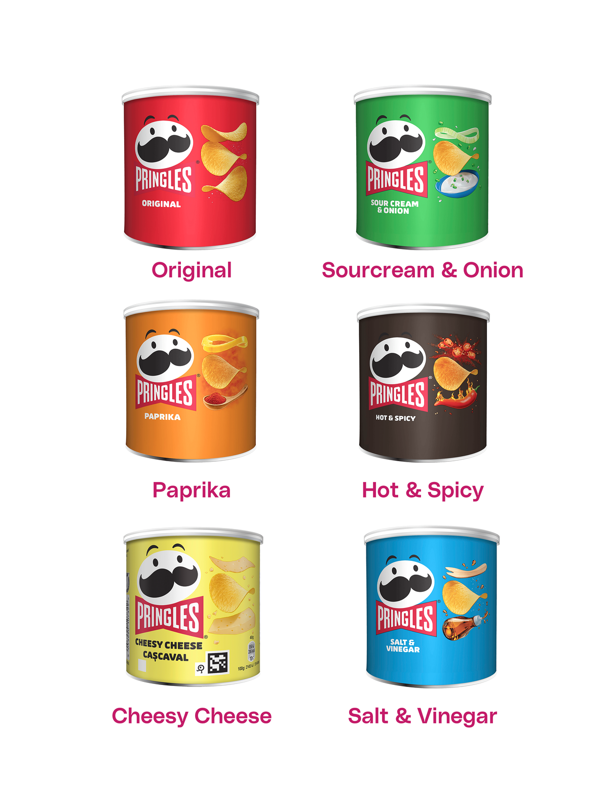 Pringles Salt & Vinegar 40g