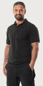 Fristads Acode heavy pikétröja 1724 PIQ – Svart (940)
