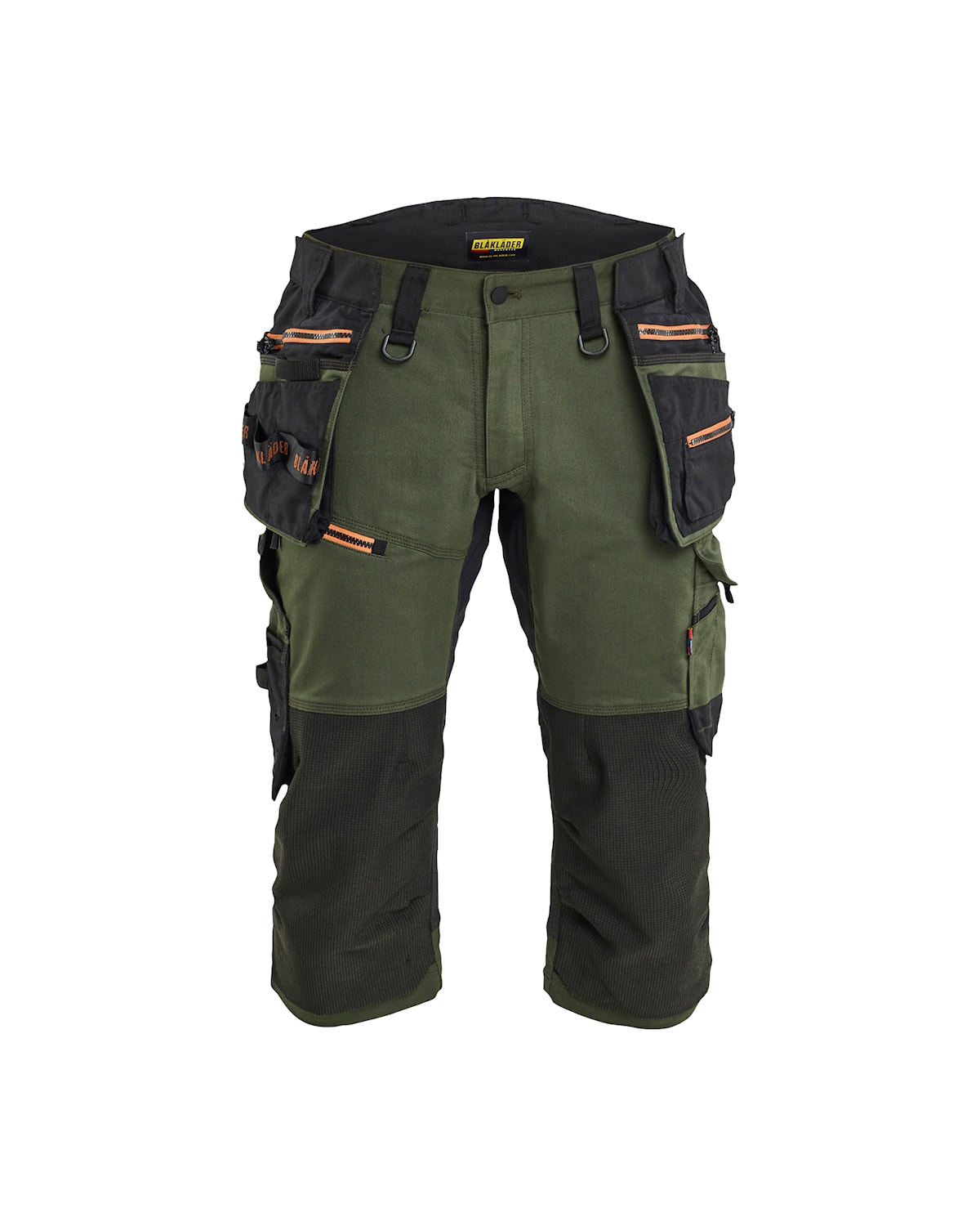 Blåkläder 1977-1149 STRIKER Piratbyxa Stretch – Skogsgrön/Rost