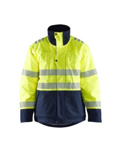 Blåkläder 4517-1534 Vinterjacka Multinorm Inherent – Varselgul/Marinblå