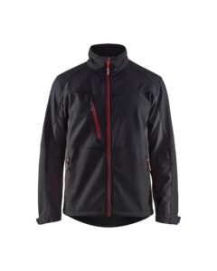 Blåkläder 4950-2516 Softshelljacka – Svart/Röd