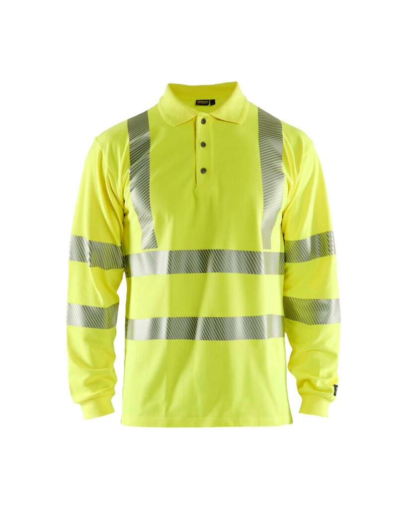 Blåkläder 3439-1741 Långärmad Piké Multinorm Inherent – Varselgul