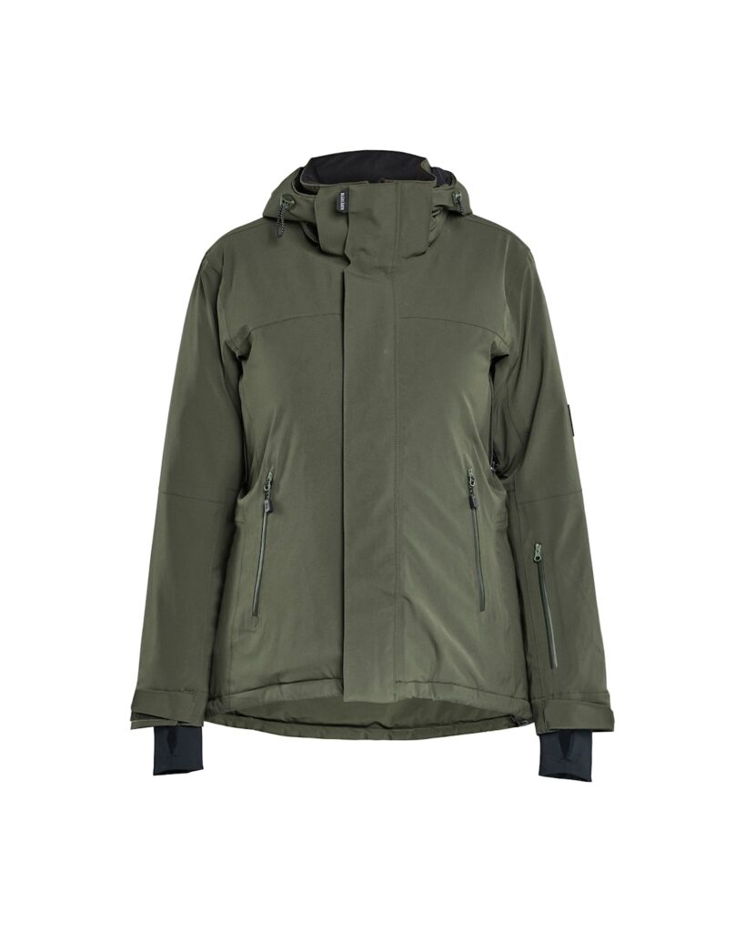Blåkläder 4707-1917 STRIKER Vinterjacka Stretch Dam – Skogsgrön