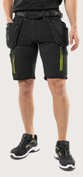 Fristads Hantverkarshorts stretch 2567 STP – Svart (940)