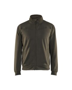Blåkläder 3362-2526 Sweatshirt full zip – Mörk olivgrön/Svart