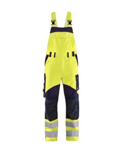 Blåkläder 2889-1512 Hängselbyxa Multinorm Inherent – Varselgul/Marinblå