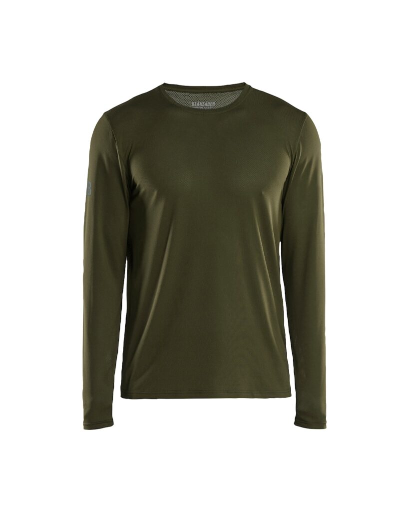 Blåkläder 3423-1126 UV-skyddad långärmad funktions-t-shirt – Skogsgrön