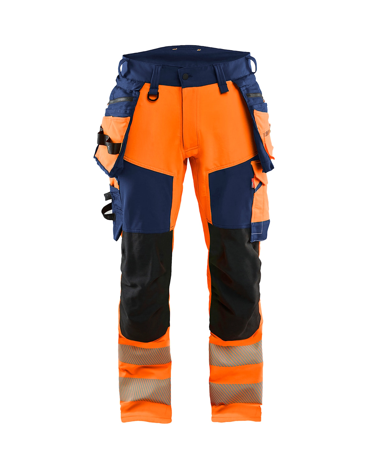 Blåkläder 1122-1648 Varselbyxa 4-vägsstretch – Varselorange/Marinblå