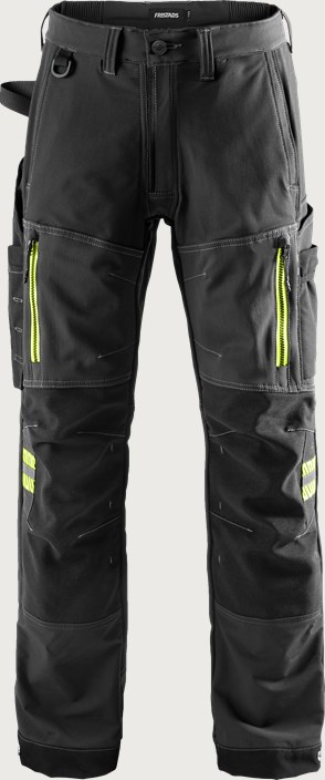 Fristads Hantverkarbyxa stretch utan spikfickor 2578 STP – Svart (940)