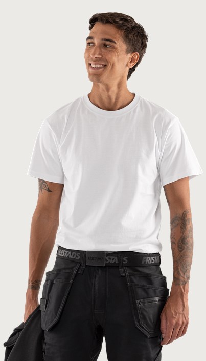 Fristads Acode heavy T-shirt 1912 HSJ – Vit (900)