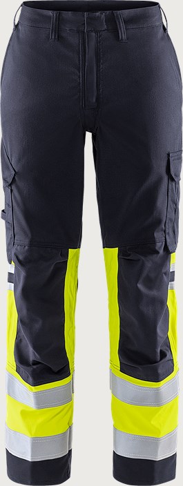 Fristads Flamestat stretchbyxa 2170 ATHF klass 1, dam – Varsel Gul/Marinblå (171)