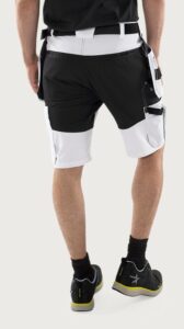 Fristads Hantverkarshorts stretch 2762 LWS – Vit/Svart (969)