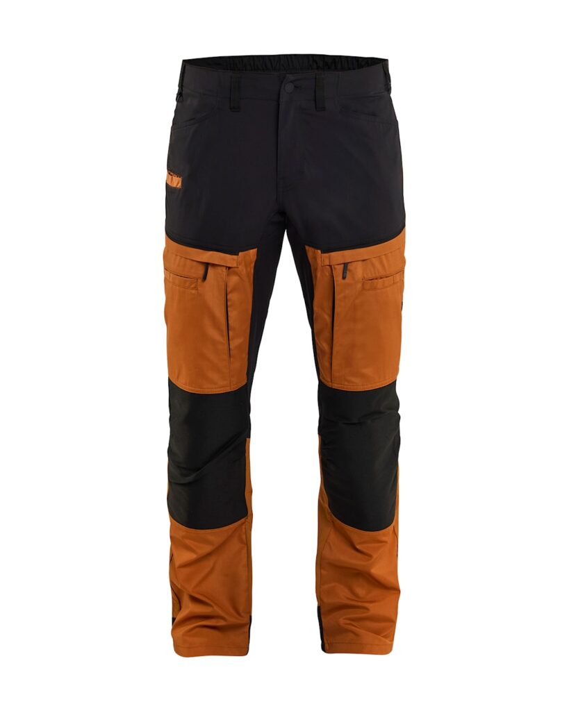 Blåkläder 1456-1845 Servicebyxa Stretch – Rost/Svart