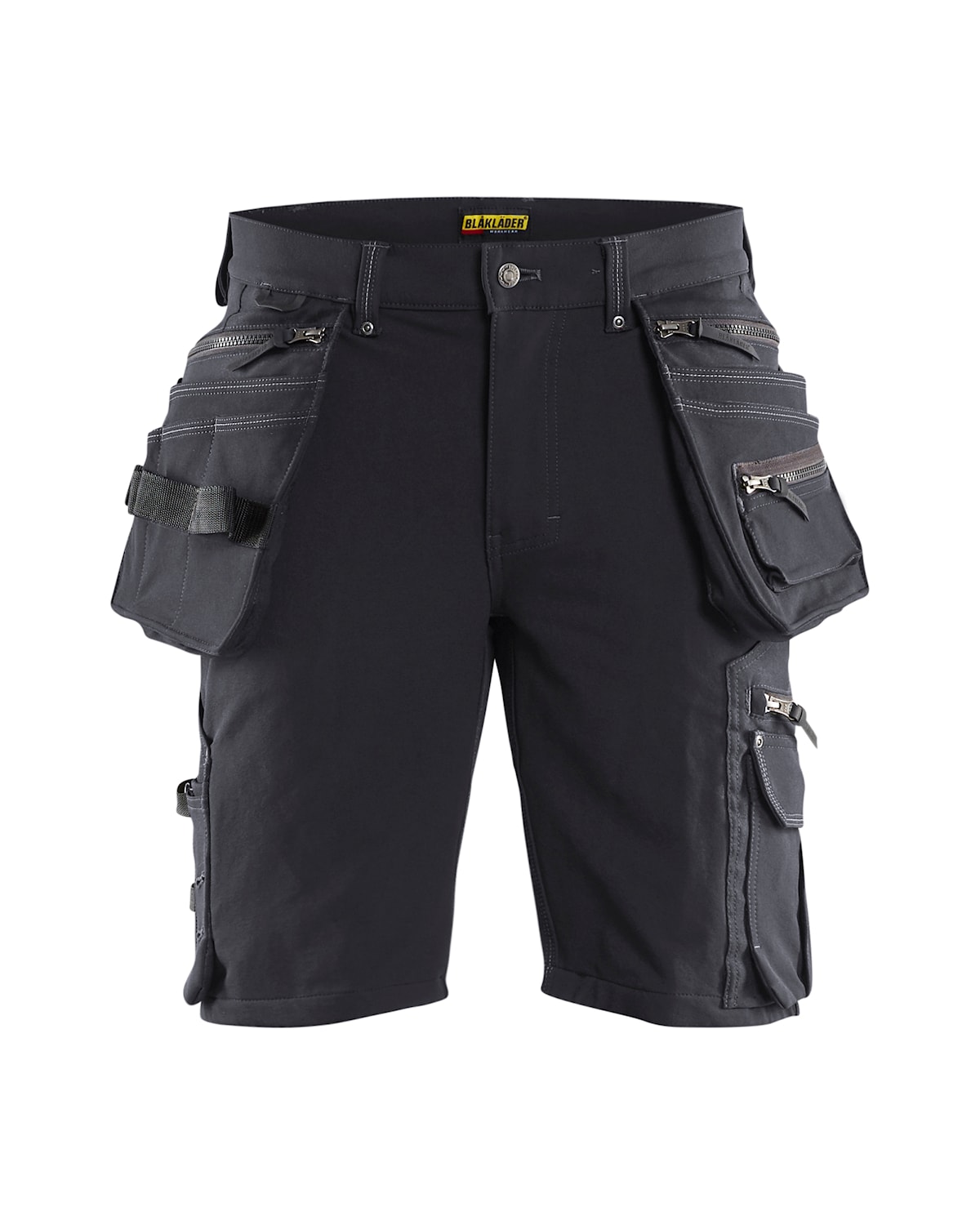 Blåkläder 1988-1644 Hantverksshorts 4-vägsstretch X1900 – Mörkgrå/Svart