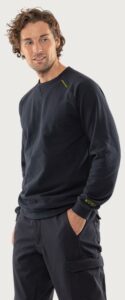 Fristads Flamestat sweatshirt stretch 7180 MFRN – Mörk marinblå (544)