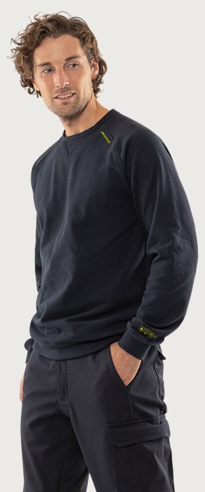 Fristads Flamestat sweatshirt stretch 7180 MFRN – Mörk marinblå (544)