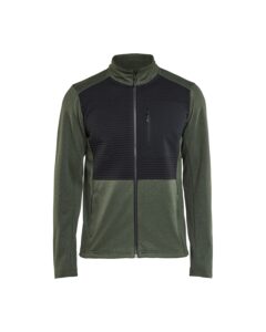 Blåkläder 3548-2533 Tröja Full Zip – Höstgrön/Svart