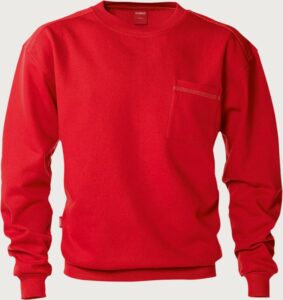Fristads Kansas sweatshirt 7394 SM – Röd (331)