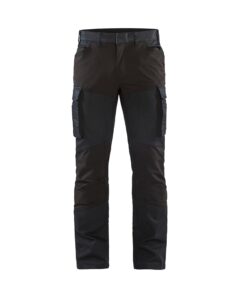 Blåkläder 1457-1147 Servicebyxa denimstretch – Marinblå/Svart