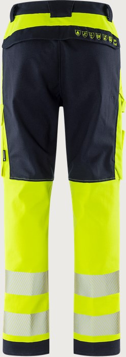 Fristads Flamestat Green stretchbyxa 2956 GFS, klass 2 – Varsel Gul/Marinblå (171)