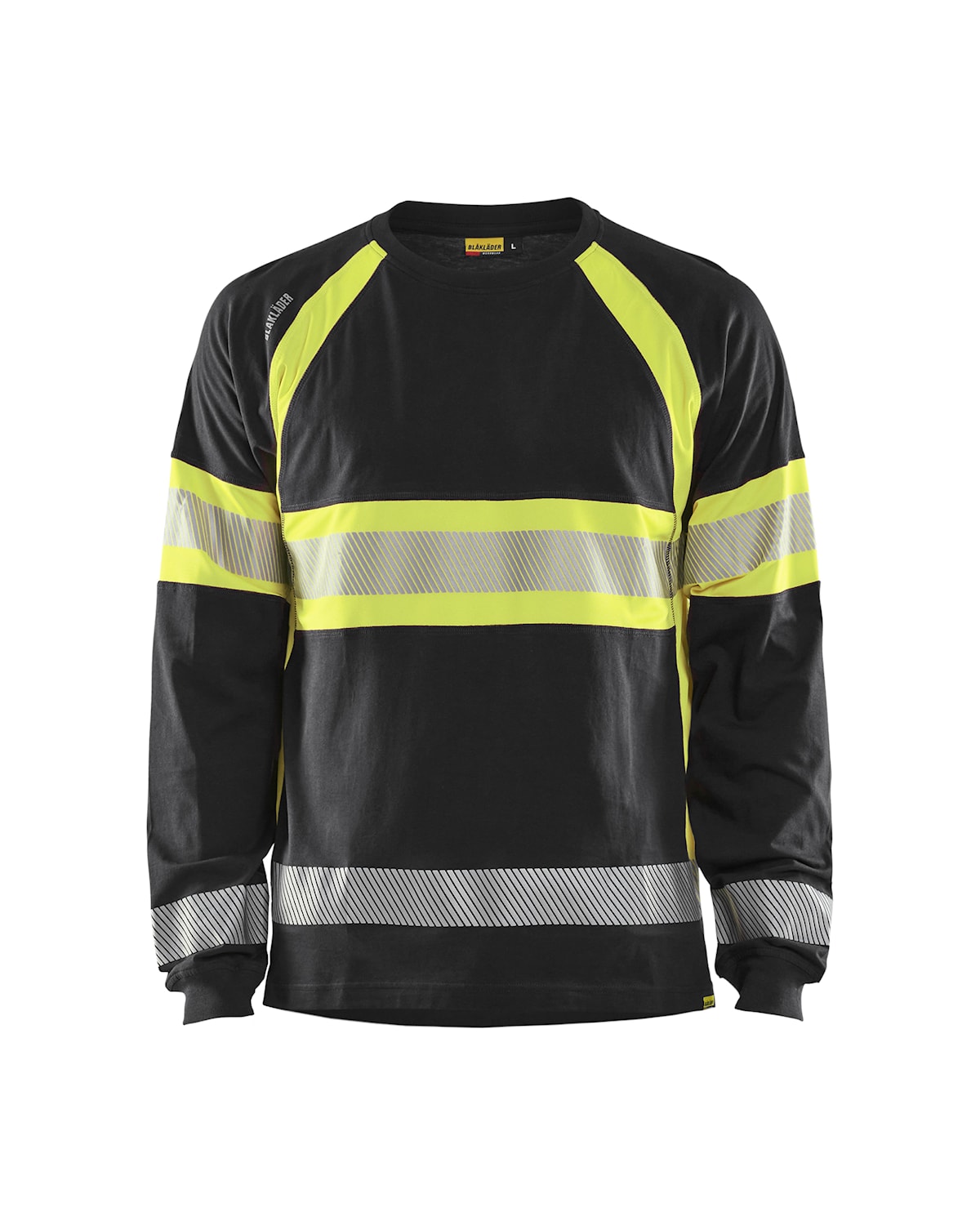Blåkläder 3510-1030 Långärmad T-shirt varsel – Svart/Varselgul