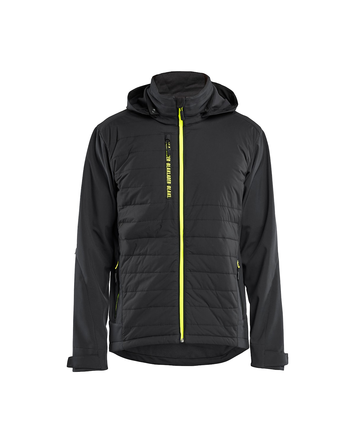Blåkläder 4743-2513 Hybridjacka – Svart/Varselgul