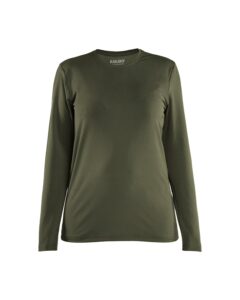Blåkläder 3427-1126 UV-skyddad långärmad funktions-t-shirt Dam – Skogsgrön