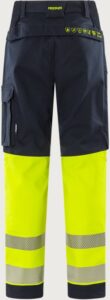 Fristads Flamestat stretchbyxa 2281 FSS, klass 1 – Varsel Gul/Marinblå (171)