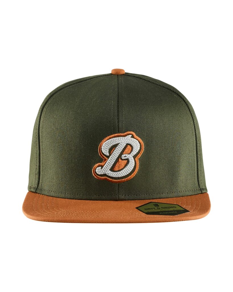 Blåkläder 9232-1149 Keps flatbrim – Rost/Skogsgrön