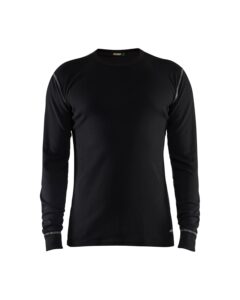 Blåkläder 3498-1725 Flamskyddad underställströja – Svart