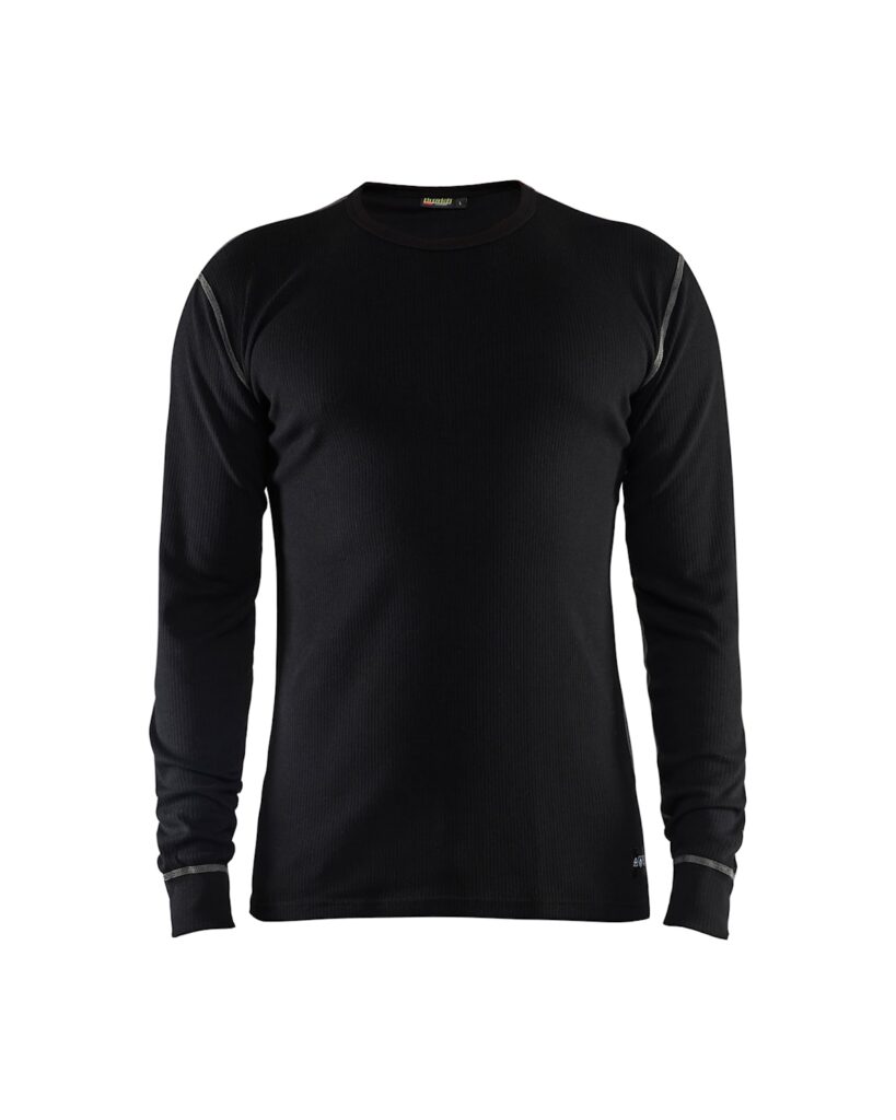 Blåkläder 3498-1725 Flamskyddad underställströja – Svart