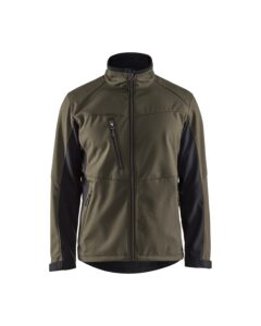 Blåkläder 4950-2516 Softshelljacka – Mörk olivgrön/Svart