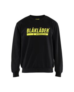 Blåkläder 3534-1158 Sweatshirt – Svart/Varselgul