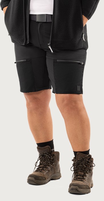Fristads Carbon friluftsshorts semistretch, dam – Svart (940)