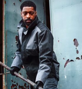 Fristads Softshell vinterjacka stretch 4931 GSW – Grå/Svart (896)