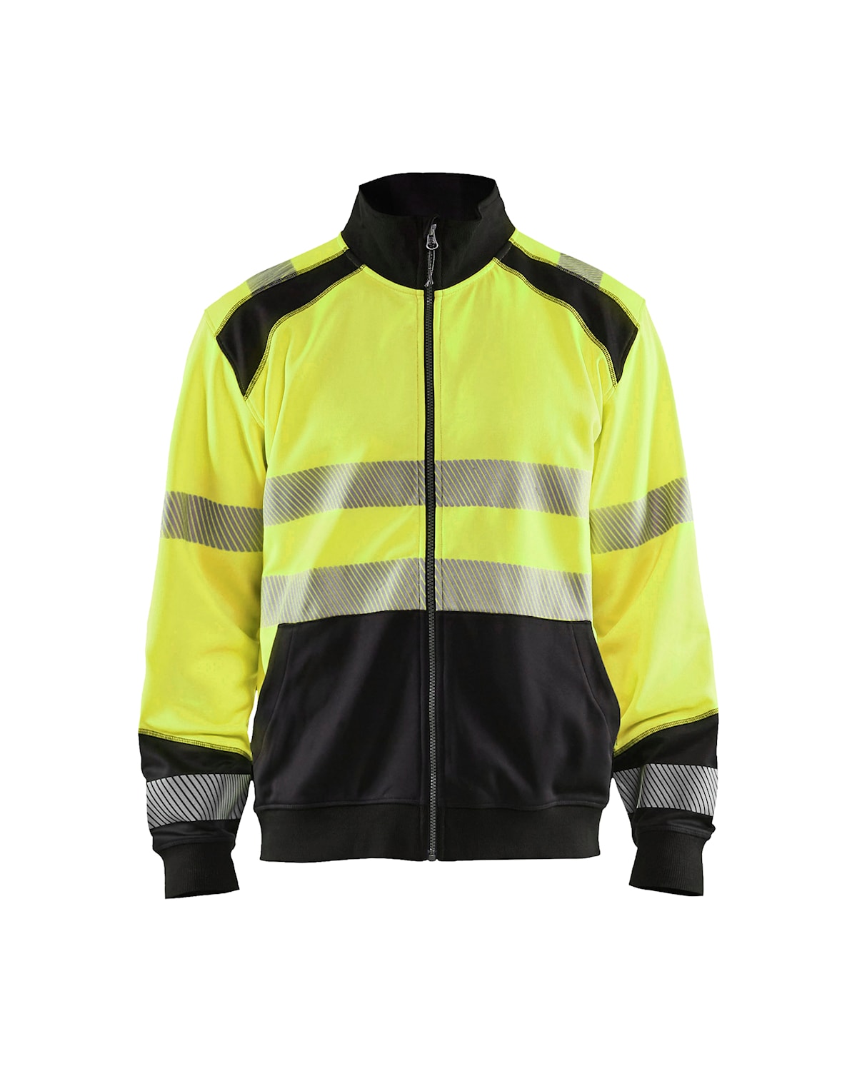 Blåkläder 3558-2528 Varseltröja full zip – Varselgul/Svart