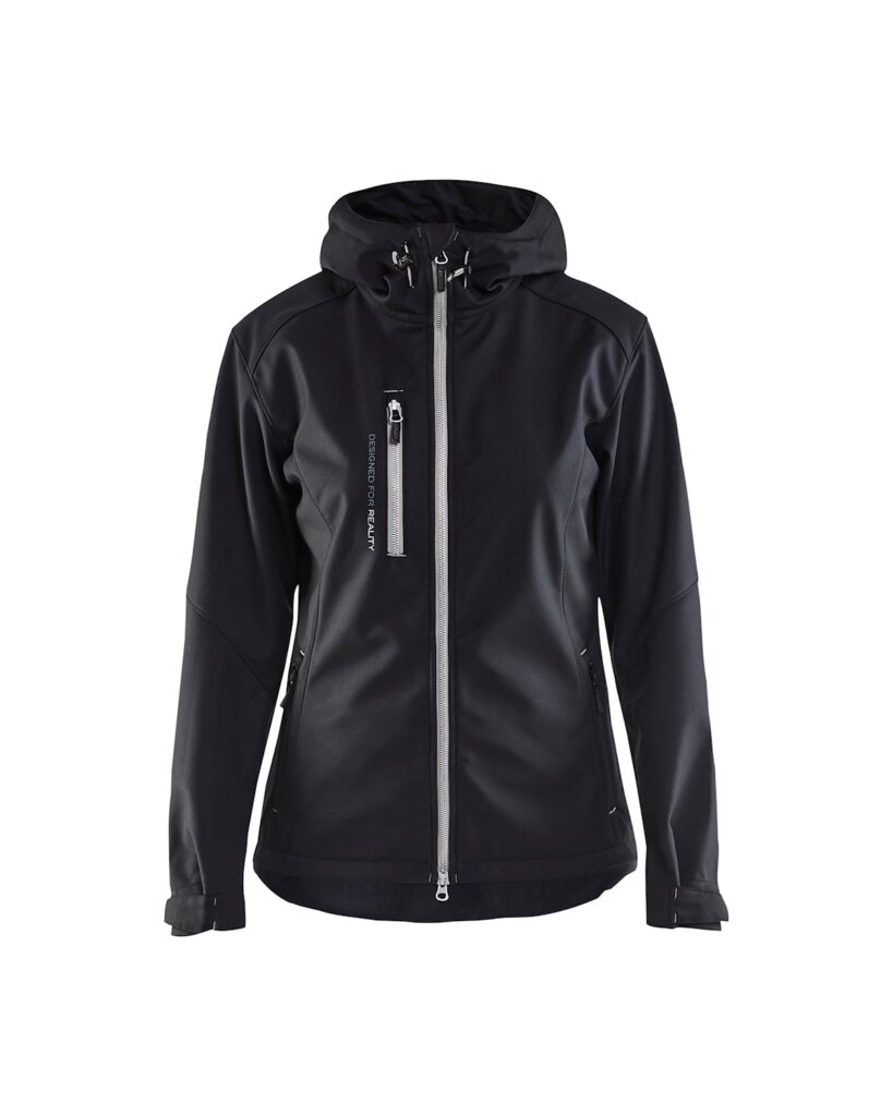 Blåkläder 4919-2517 Softshelljacka Dam – Svart/Silver