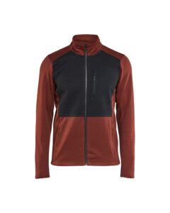 Blåkläder 3548-2533 Tröja Full Zip – Bränd Röd/Svart