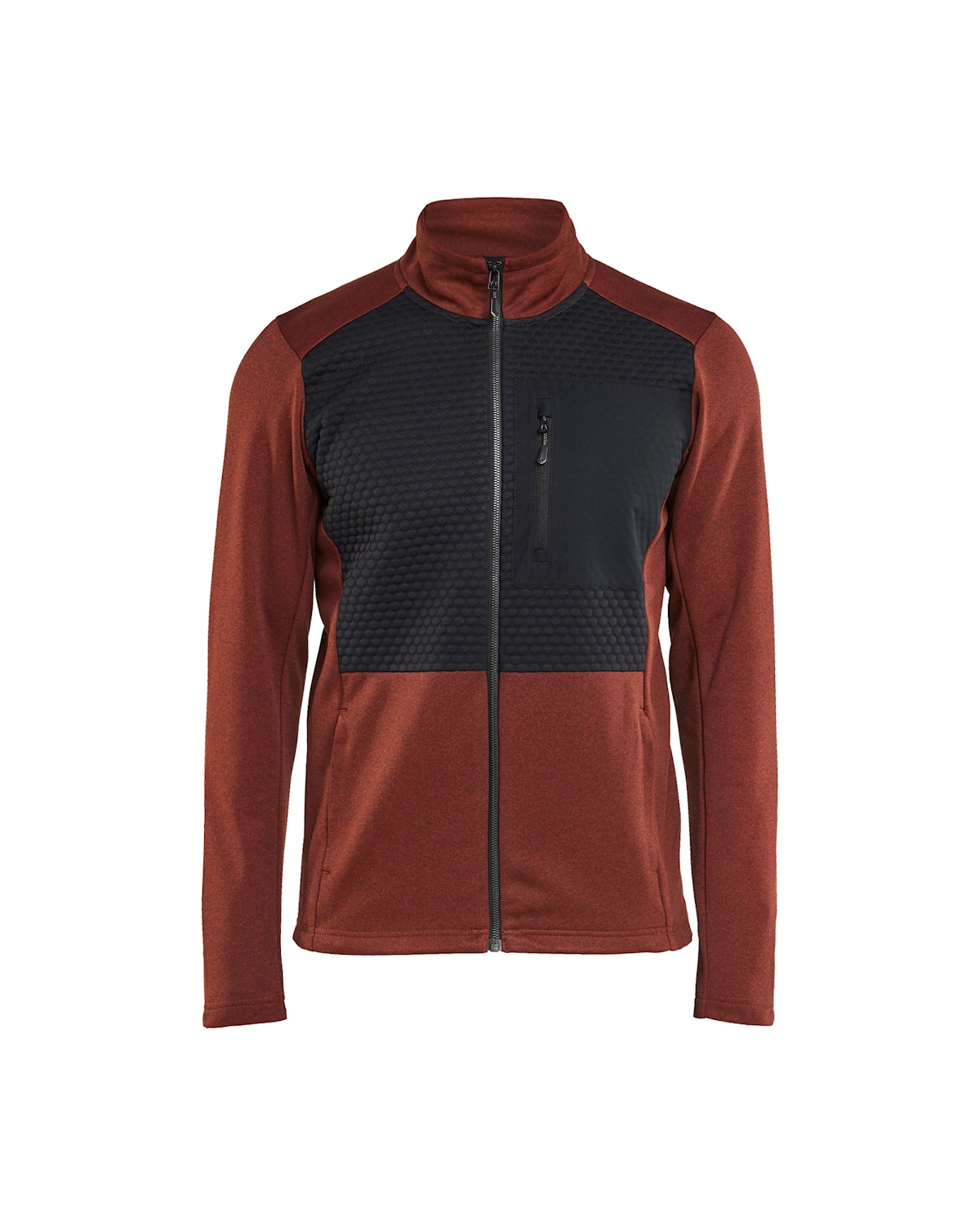 Blåkläder 3548-2533 Tröja Full Zip – Bränd Röd/Svart